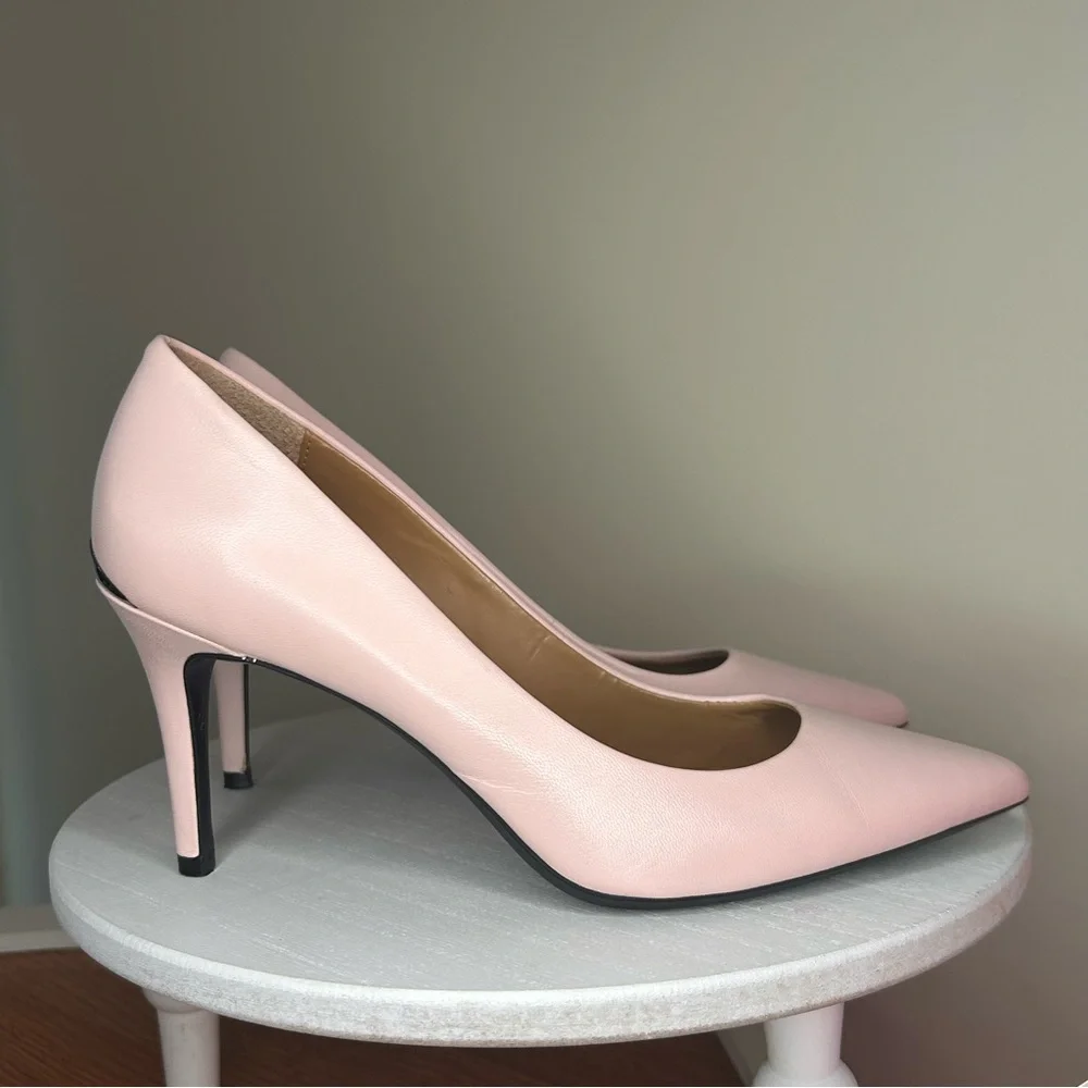 Calvin Klein Gayle Pump Heels Pale Powder Pink Womens - Picture 5 of 16